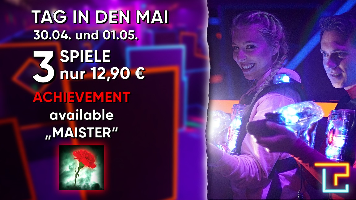 Laser Tag in den Mai