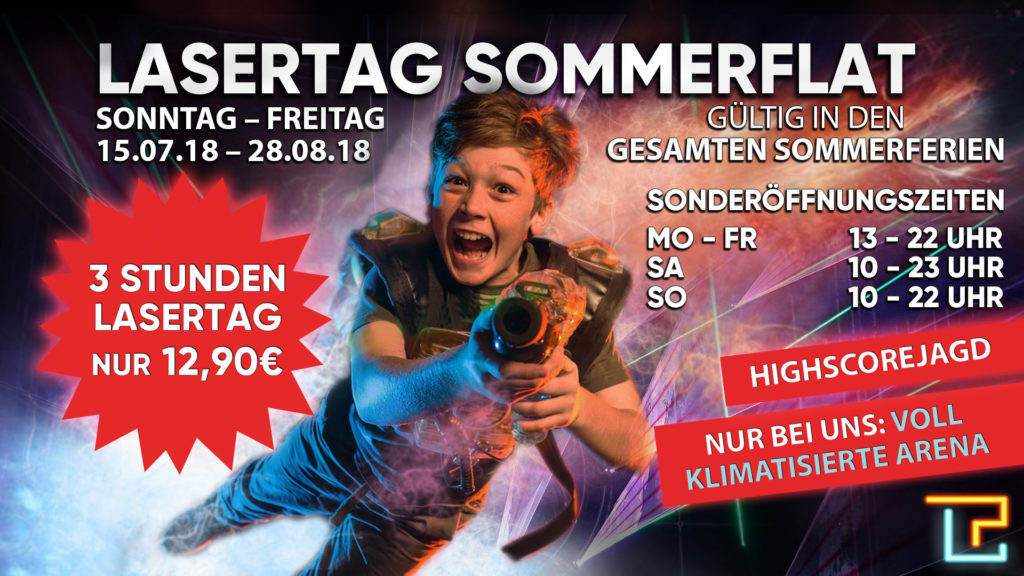 Lasertag Sommerferienflat