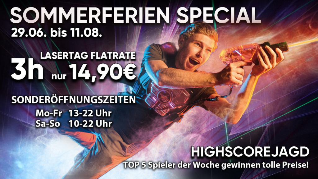 LaserTag Sommerferien FLatrate